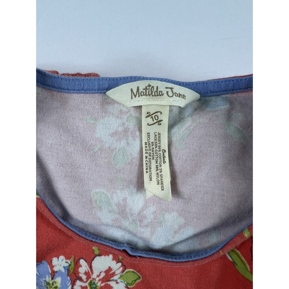 Matilda Jane Bouquets For Layla Floral Tank Lace Dress 10 - Picture 9 of 9